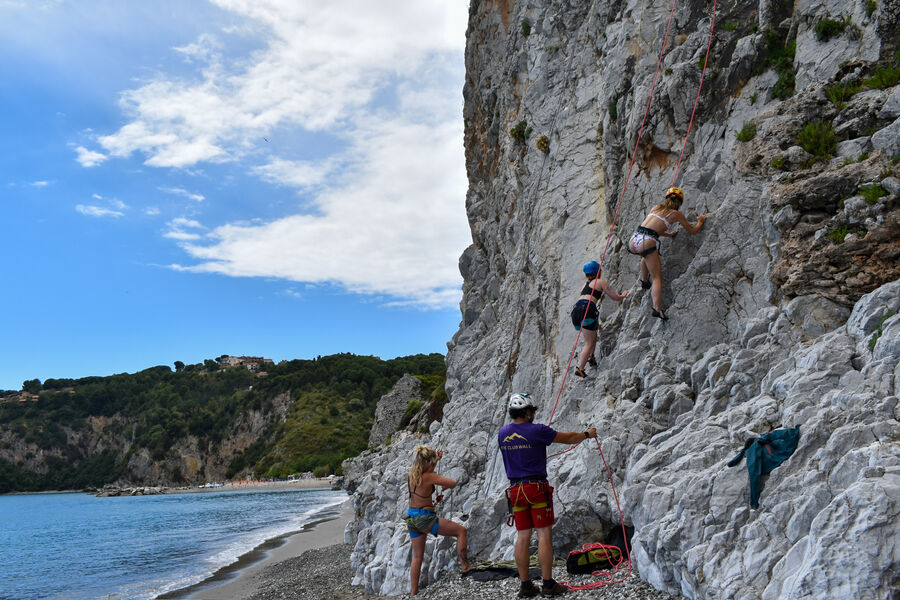Seaside climbing